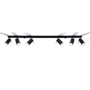 Lustra Ring Negru 118x6x16 cm - Img 3