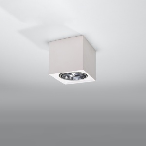 Lustra Seida din ceramica Alb 14x14x14 cm - Img 2
