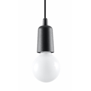 Lustra suspendata Diego Negru 9x9x90 cm