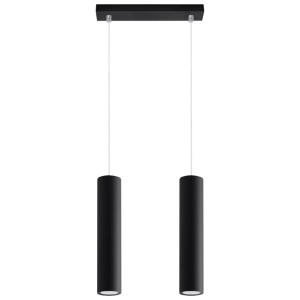 Lustra suspendata Lagos Negru 30x6x90 cm