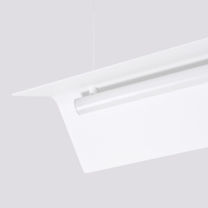 Lustra suspendata LED Elva Alb 3000K 150x27.5x200 cm - Img 7