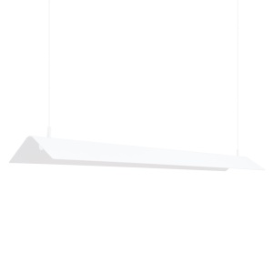 Lustra suspendata LED Elva Alb 4000K 150x27.5x200 cm