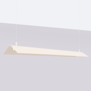 Lustra suspendata LED Elva Bej 4000K 150x27.5x200 cm - Img 2