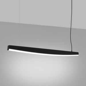 Lustra suspendata LED Jorun 120 Negru 4000K 120x3x210 cm - Img 3