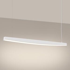Lustra suspendata LED Jorun 150 Alb 3000K 150x3x210 cm - Img 3