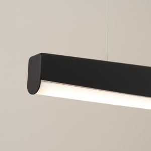 Lustra suspendata LED Jorun 150 Negru 3000K 150x3x210 cm - Img 6