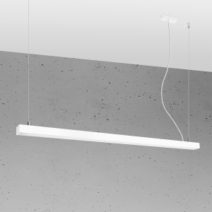 Lustra suspendata LED Pinne Alb 3000K 150x6x150 cm - Img 2