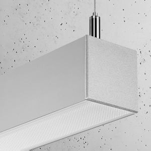 Lustra suspendata LED Pinne Gri 4000K 67x6x150 cm - Img 4