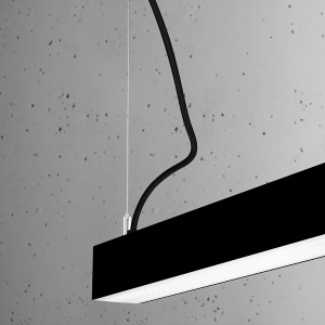 Lustra suspendata LED Pinne Negru 4000K 150x6x150 cm - Img 7