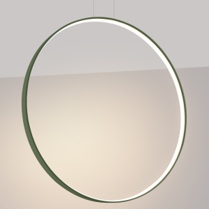 Lustra suspendata LED Rio 110 Olive 3000K 110x16x150 cm - Img 3
