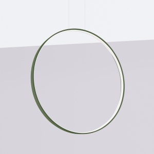 Lustra suspendata LED Rio 78 Olive 3000K 78x16x150 cm - Img 2