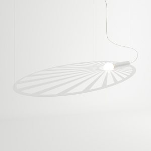 Lustra suspendata Lehdet Alb 110x80x150 cm - Img 2