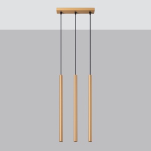 Lustra suspendata Pastelo Auriu 30x5x110 cm - Img 2