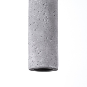 Lustra suspendata Pastelo din beton Gri 3.5x3.5x120 cm - Img 4