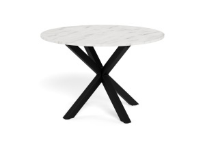 Masa dining Heaven, Alb, 75.5x110x110 cm - Img 2