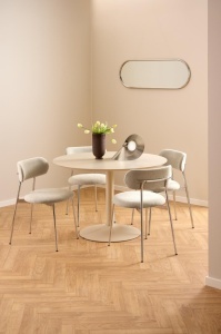 Masa dining Ibiza, Bej, 74x110x110 cm