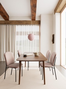 Masa dining Montreux V1, Natural, 75x219x90 cm