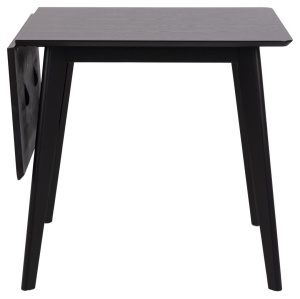 Masa dining Roxby, Negru, 76x120x80 cm - Img 5