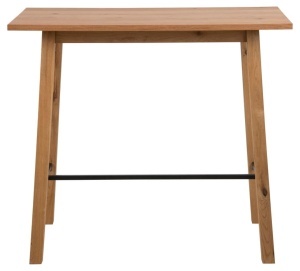 Masa tip bar Chara, Natural, 105x117x58 cm - Img 5