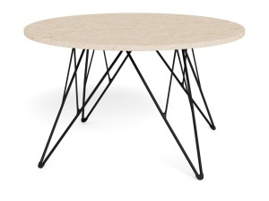 Masuta de cafea Prunus, Bej, 46.4x80x80 cm - Img 3