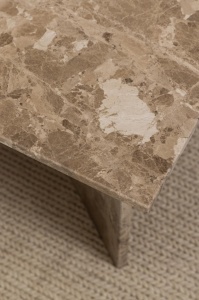 Masuta de cafea Vega V3, Maro mat, 42x140x70 cm - Img 2