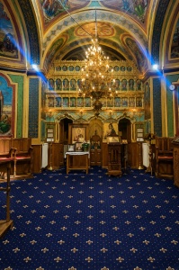 Mocheta biserica, Lotos, Albastru, 400x1000 cm, Delta