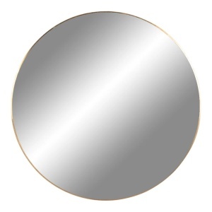 Oglinda de perete Jersey, Auriu, 100x100x0.5 cm - Img 4