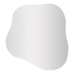 Oglinda de perete Palermo, Sticla, 0.5x50x55 cm - Img 2