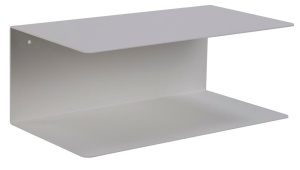 Raft de perete Joliet, Alb, 14x35x20 cm - Img 2