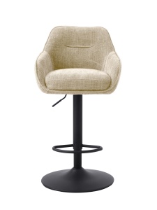 Scaun bar AVOLA SELECT, Bej, 53x96-110x51 cm - Img 4