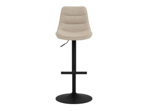 Scaun de bar Adisa, Bej, 95x47x52.5 cm - Img 3