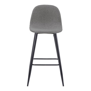 Scaun de bar Bella, Antracit, 41.5x49x108 cm - Img 4