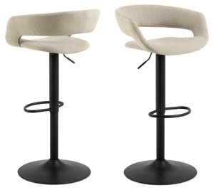 Scaun de bar Grace, Maro, 101x54.5x48.5 cm - Img 3