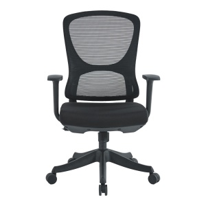 Scaun de birou, Litulo, Negru, 50.5x51x106 cm - Img 3