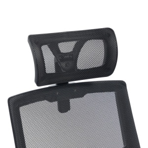 Scaun de birou, Plymot, Negru, 58x48x122 cm - Img 7
