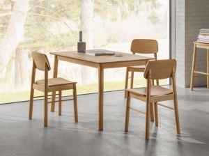 Scaun dining Barlow, Natural, 80x44x47.5 cm - Img 2