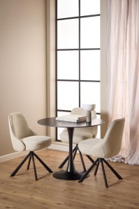Scaun dining Carlton, Bej, 83.5x52x56 cm