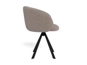 Scaun dining Eleanor, Gri, 79x56x55 cm - Img 4