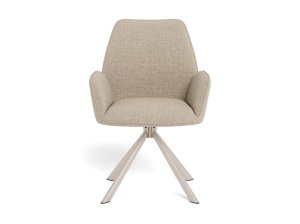 Scaun dining Glenda V1, Bej, 88.5x61x63 cm - Img 3