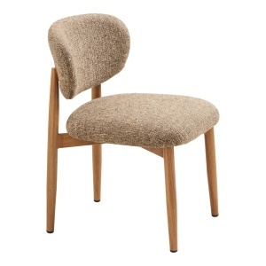 Scaun dining Isola, Bej, 58x52x77 cm