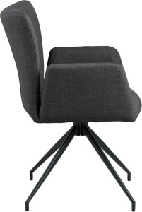 Scaun dining Laura V1, Gri, 86x57x61.5 cm - Img 5