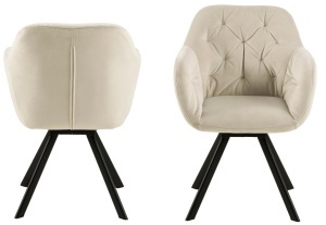 Scaun dining Lola, Maro, 81.5x57.5x61.5 cm - Img 3