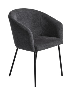 Scaun EASTON, Gri inchis, 59x80x57 cm