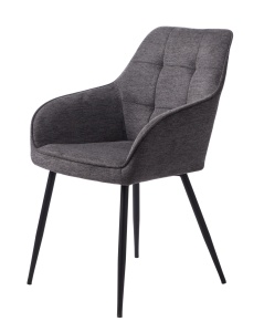 Scaun NOLAN V1, Gri inchis, 60x84x58 cm