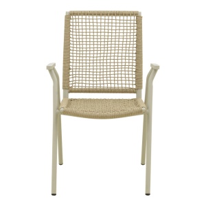 Scaun stivuibil, Weave, Natural, 63x57x86 cm - Img 5