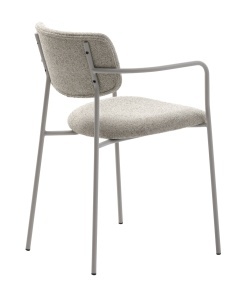Scaun ZAMA, Alb, 54x77x55 cm - Img 4