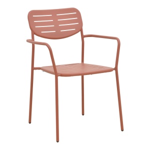 Set 3 bucati masa si scaune gradina V1, Moraja, Terracotta, 70x70x73 cm - Img 5