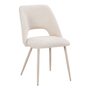 Set 5 piese Masa dining si Scaune Nelda Olven, Bej, 58x44x82 cm - Img 5