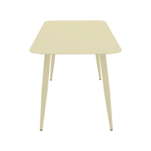 Set 7 masa si scaune gradina, Heven Vista, Champagne, 70x120x72 cm - Img 7
