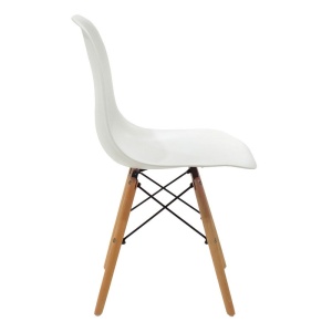 Set masa si scaune dining, 5 buc, Julita Antoro, Transparent, 80x80x75 cm - Img 8